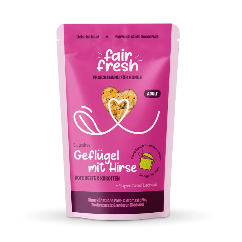 FairFresh Geflügel mit Hirse wie frisch gedämpft