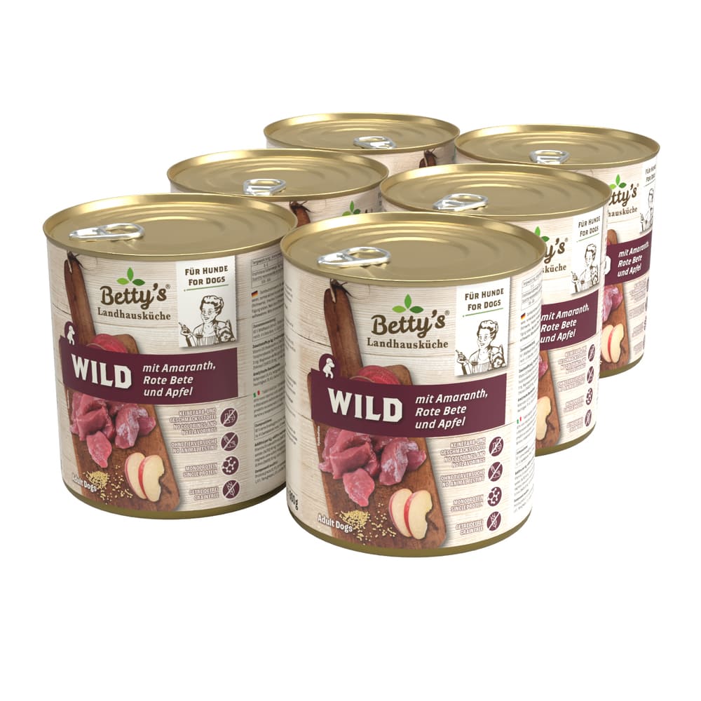 Bettys Komplettmenü Wild mit Rote Beete