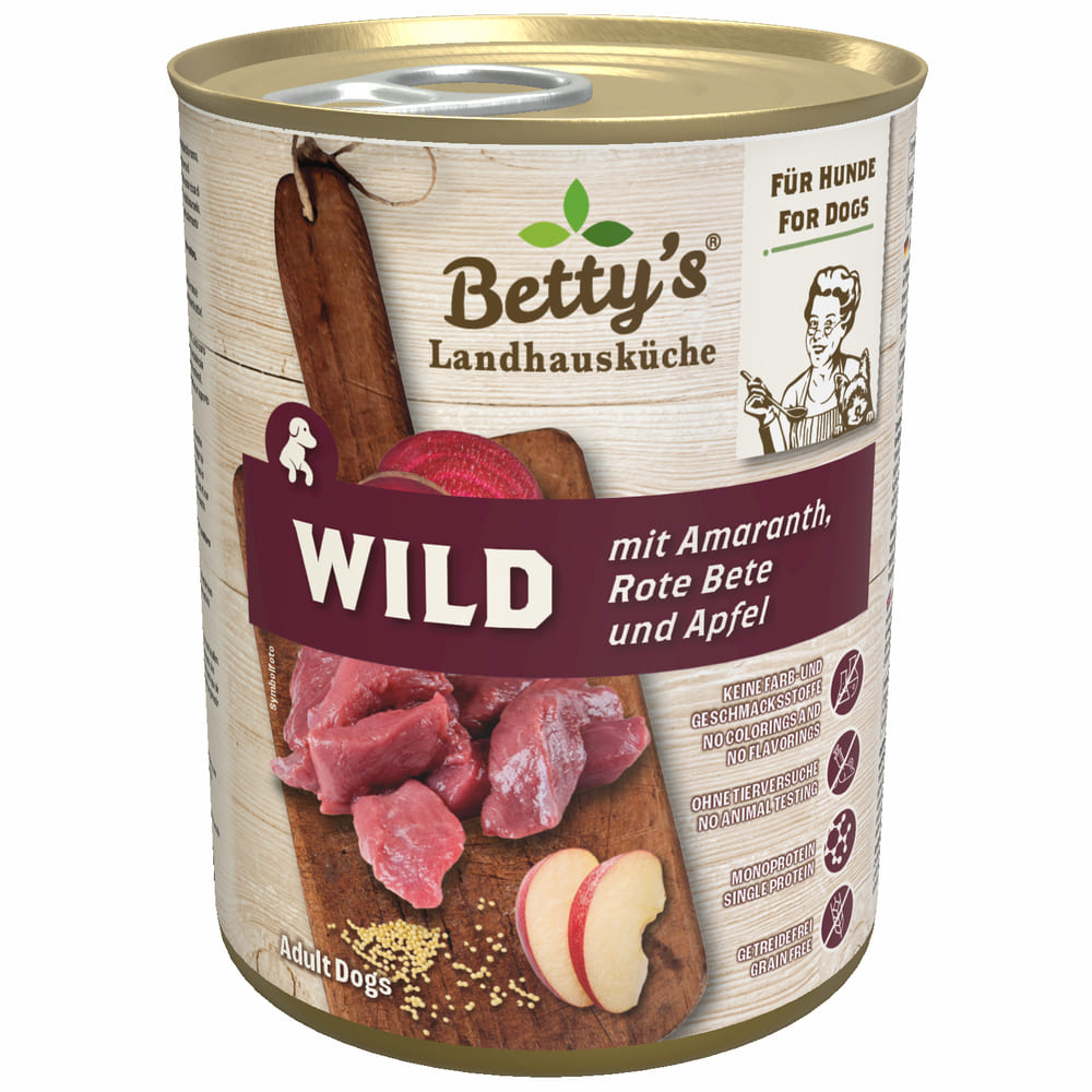Bettys Komplettmenü Wild mit Rote Beete