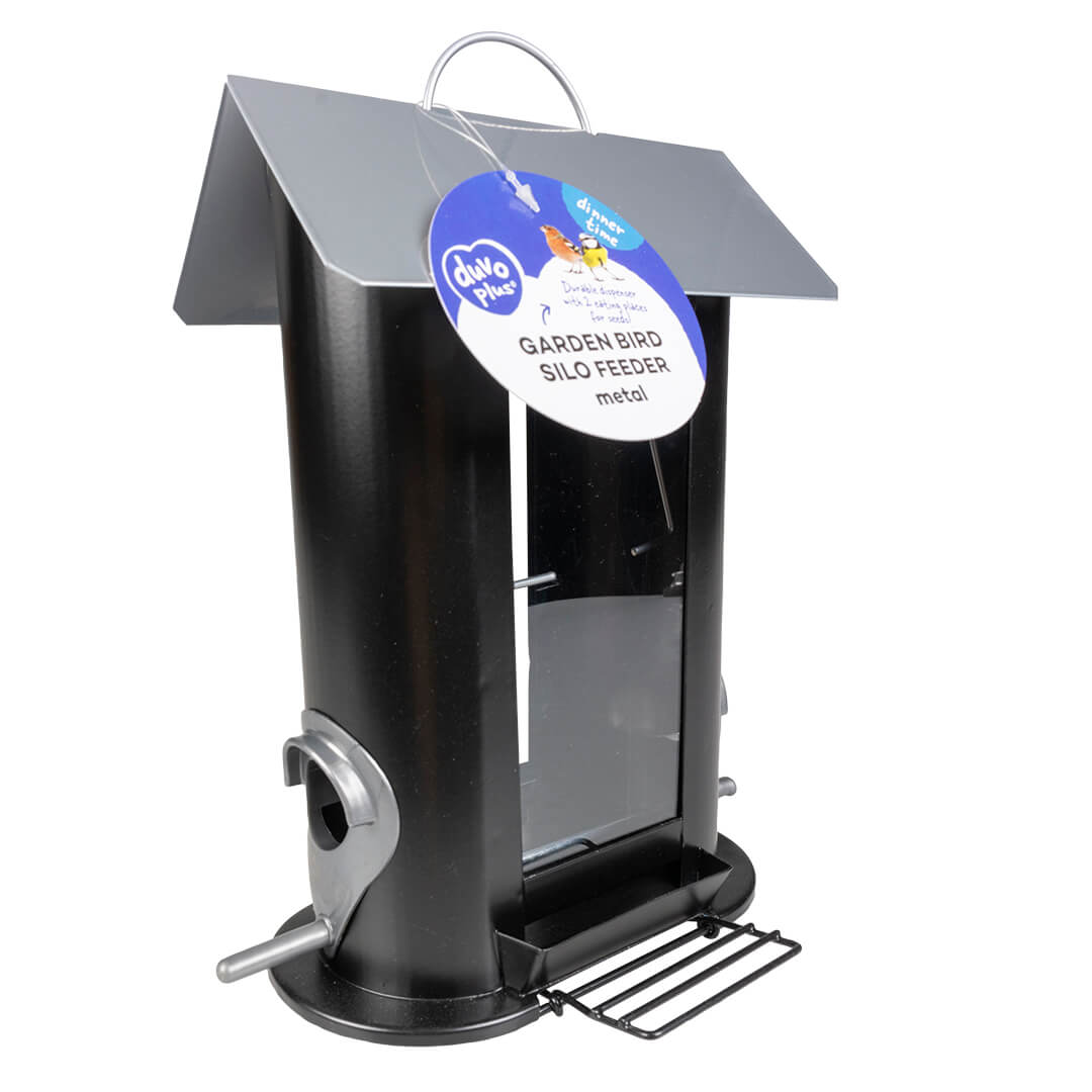 Duvo+ Futterspender Metall oval