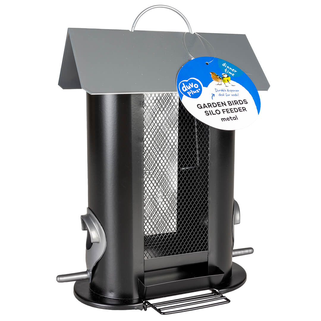 Duvo+ Futterspender Metall oval