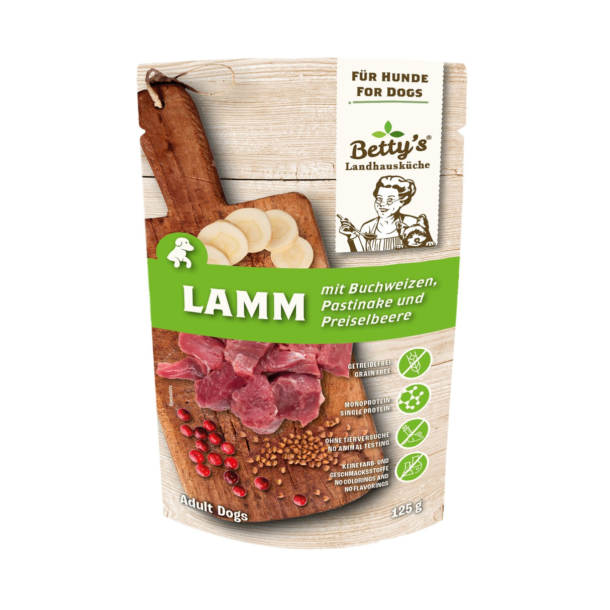 Betty’s Landhausküche Hund Frischebeutel Lamm mit Buchweizen