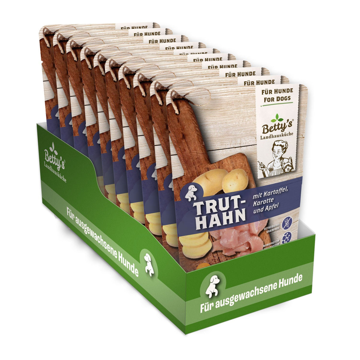 Betty’s Landhausküche Hund Frischebeutel Truthahn mit Kartoffel