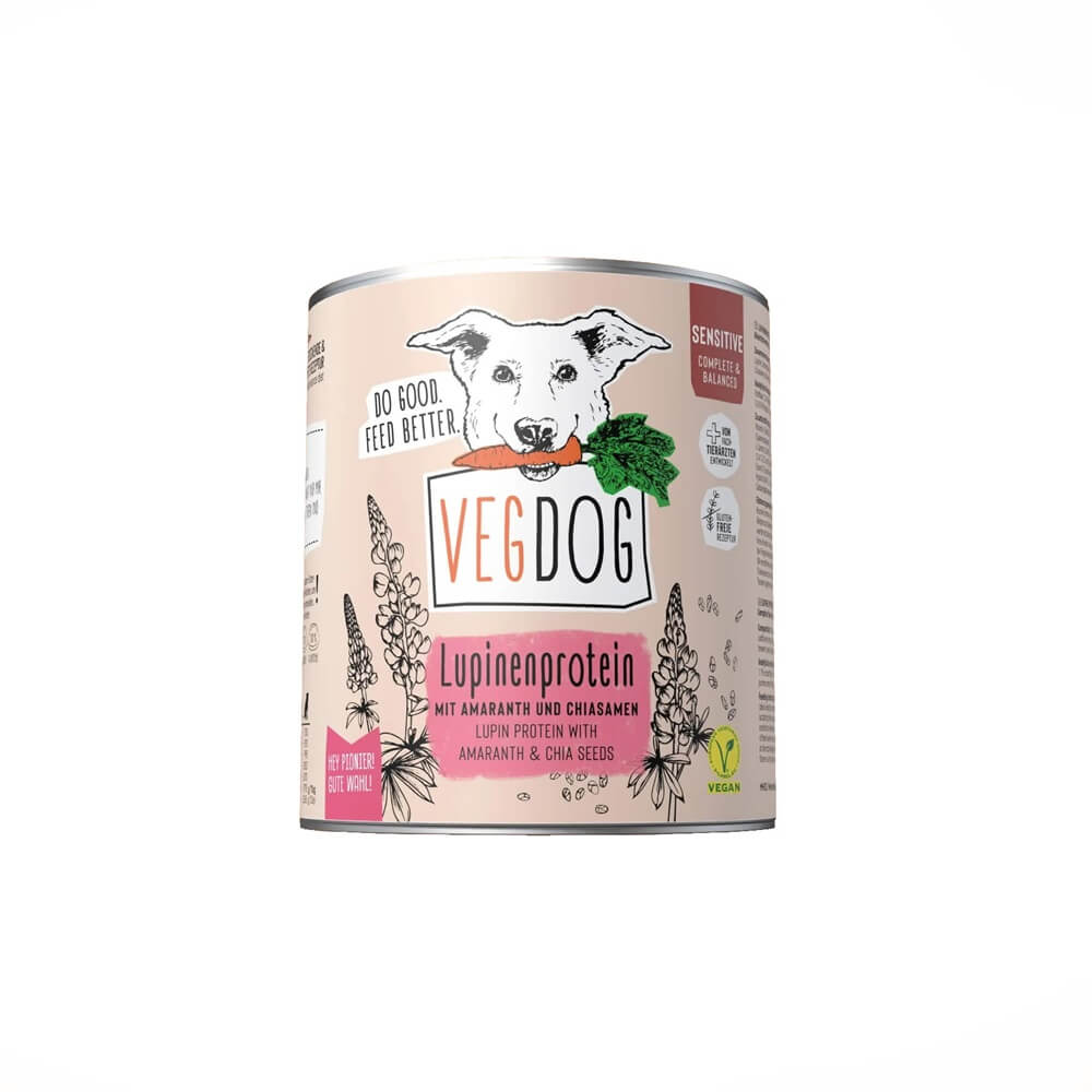 VegDog Nassfutter Sensitive Lupinenprotein