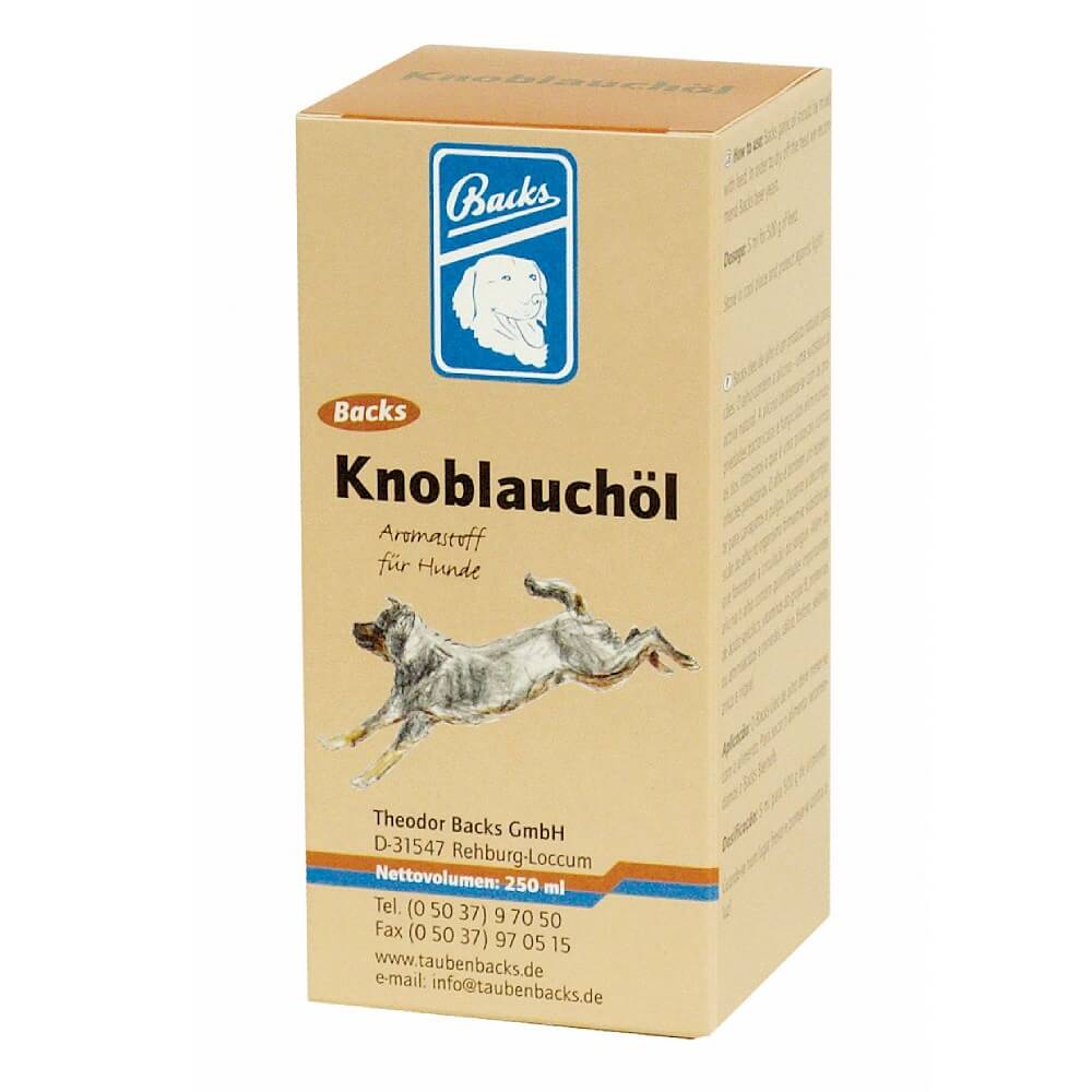 Knoblauchöl für Hunde