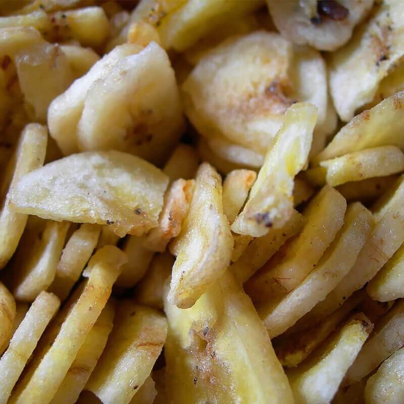 Getrocknete Bananen für Papageien, Kaninchen und Nager