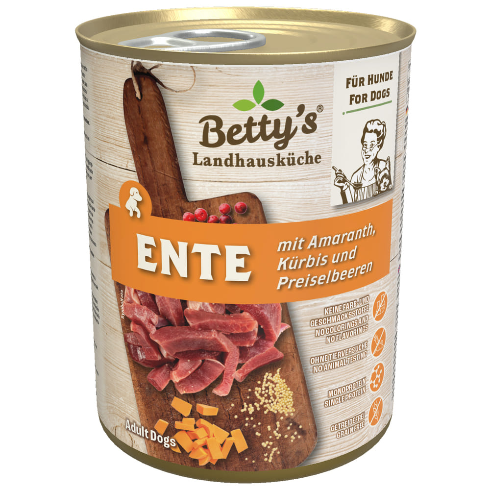 Bettys Komplettmenü Ente mit Amaranth