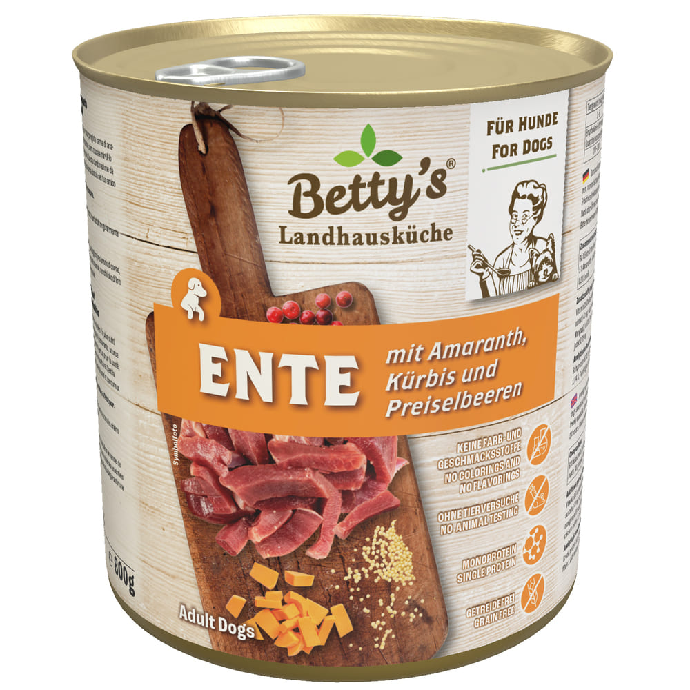 Bettys Komplettmenü Ente mit Amaranth
