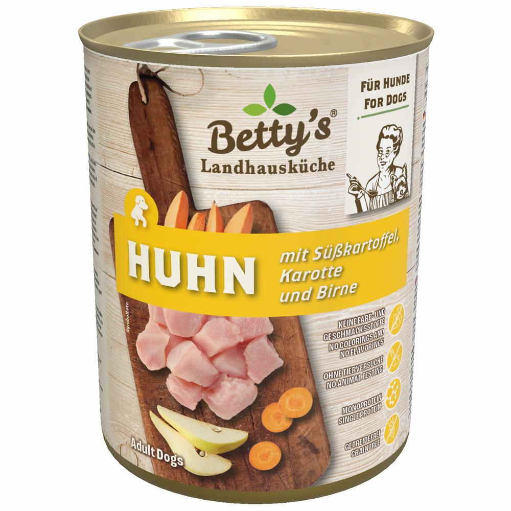 Bettys Komplettmenü Huhn mit Süßkartoffel