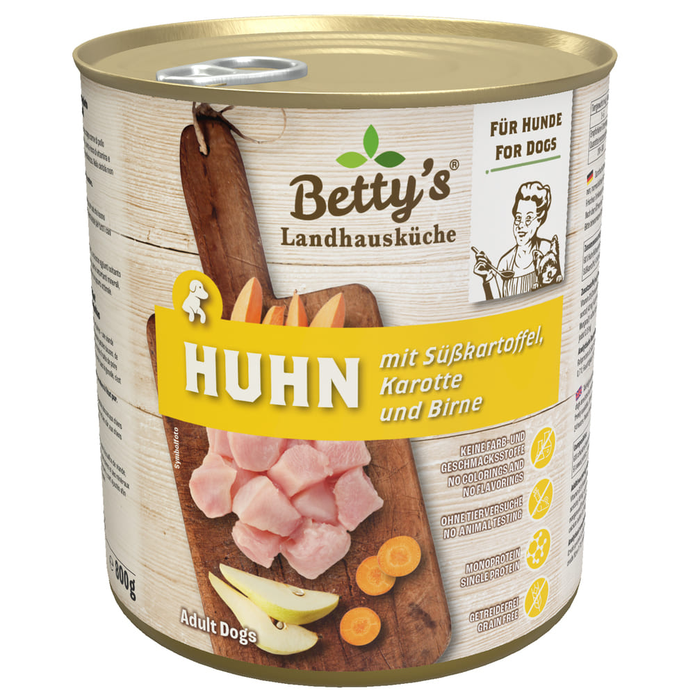Bettys Komplettmenü Huhn mit Süßkartoffel