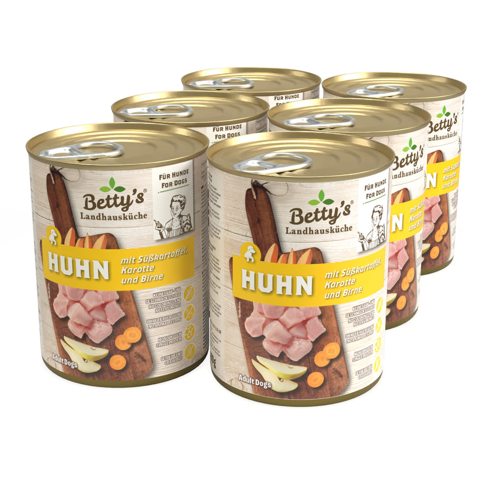 Bettys Komplettmenü Huhn mit Süßkartoffel