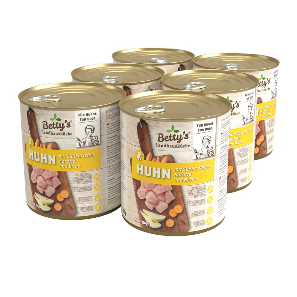 Bettys Komplettmenü Huhn mit Süßkartoffel