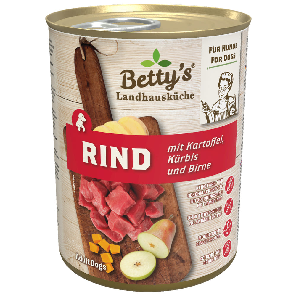 Bettys Komplettmenü Rind mit Kartoffel