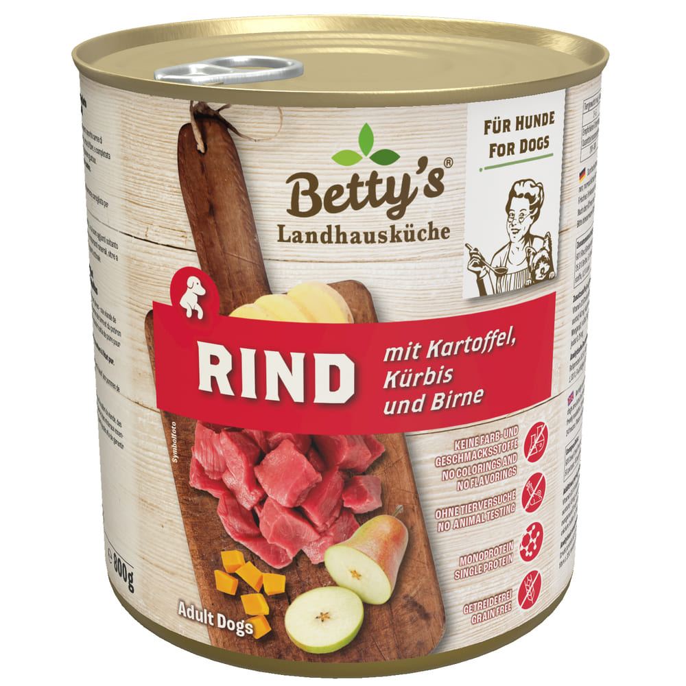 Bettys Komplettmenü Rind mit Kartoffel