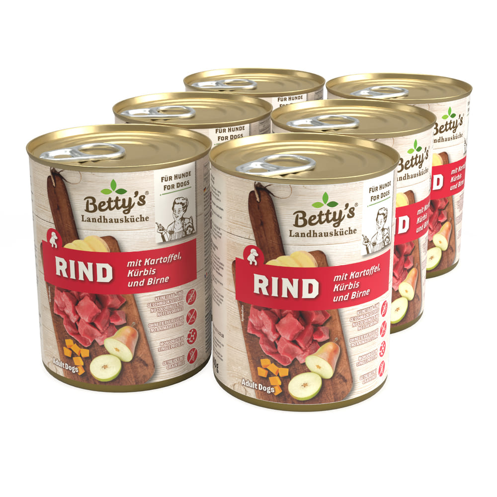 Bettys Komplettmenü Rind mit Kartoffel