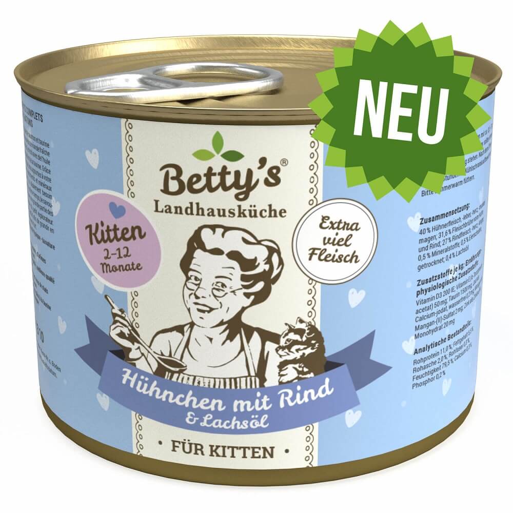 Landhausküche Kitten Hühnchen und Rind