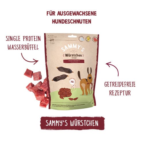 Sammy's Hundesnacks - Würstchen Wasserbüffel