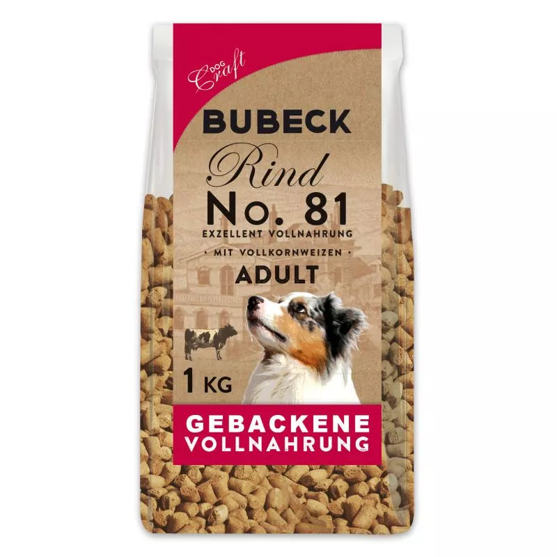 Bubeck Hundetrockenfutter Rind No 81