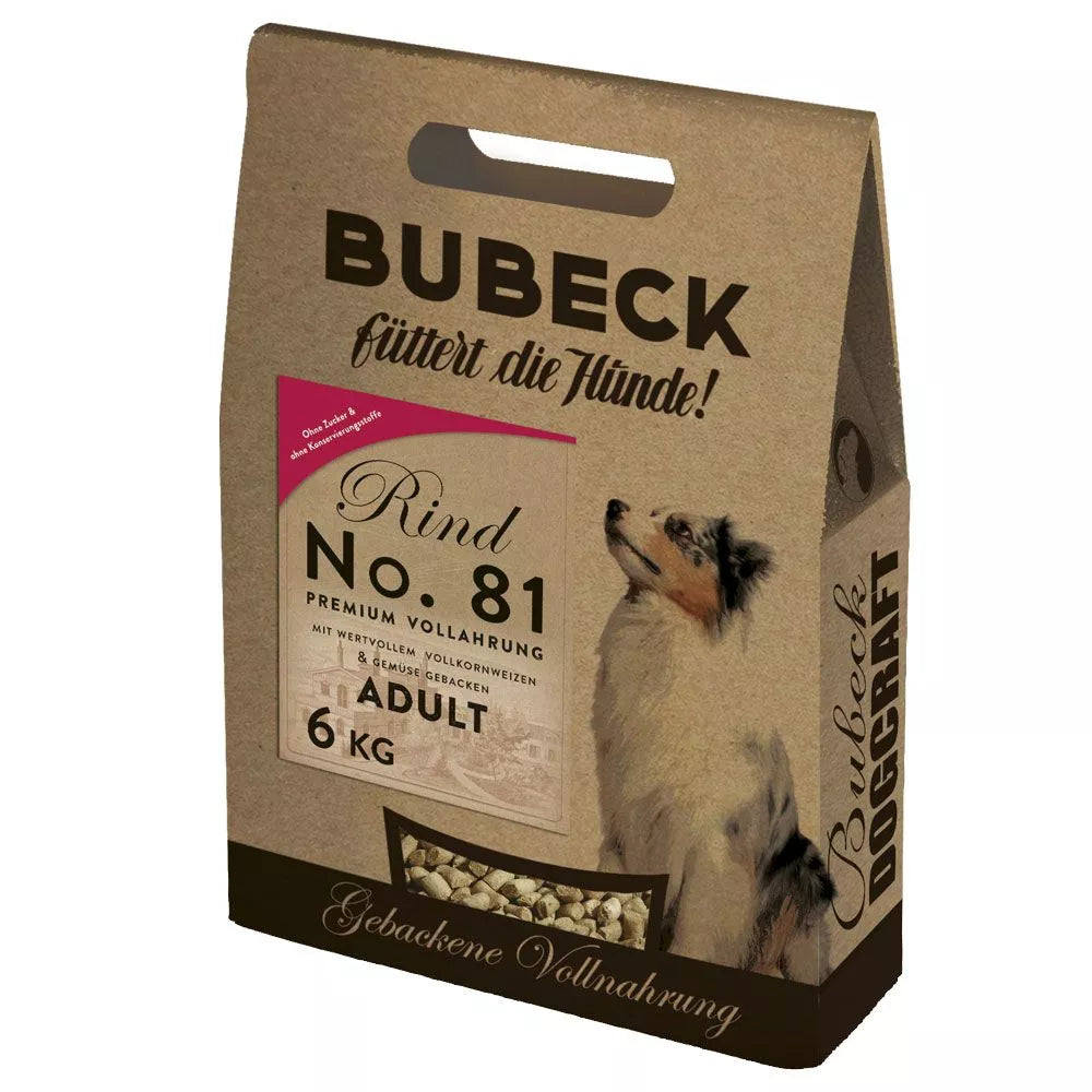 Bubeck Hundetrockenfutter Rind No 81