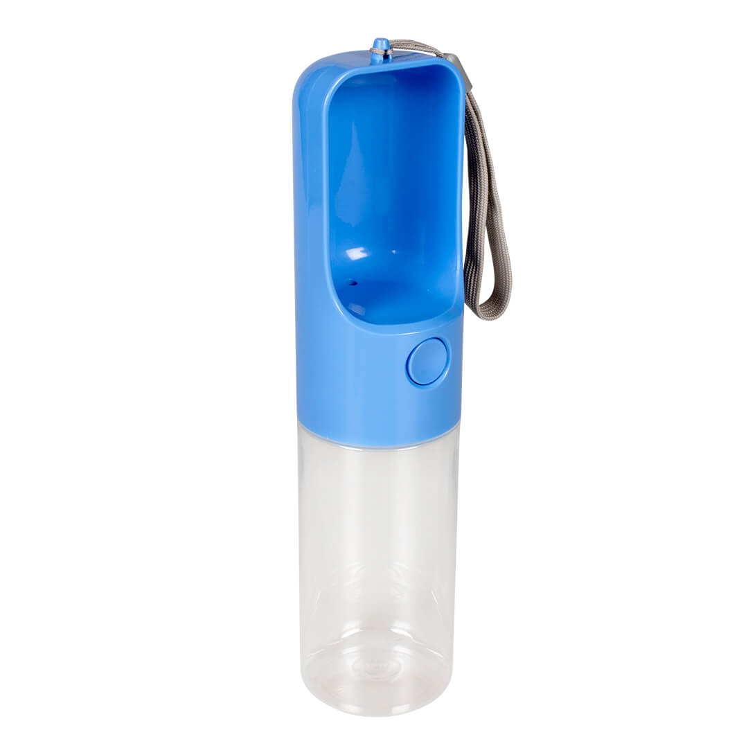 Hunde Wasserflasche blau