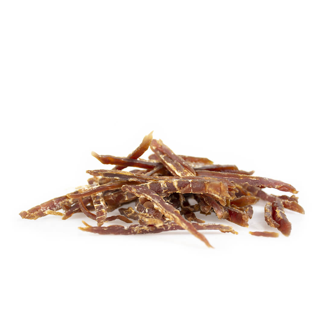 Entenfleischstreifen für Hunde