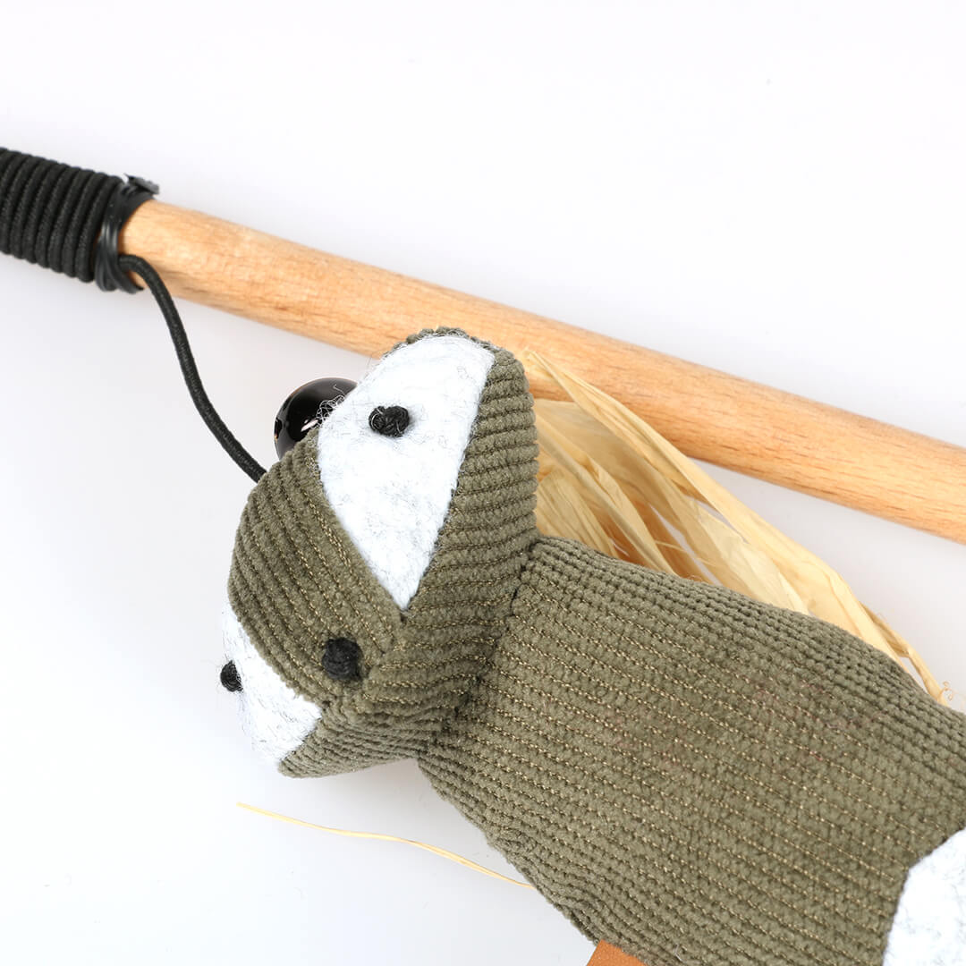 Rocco Spielangek für Katzen grün