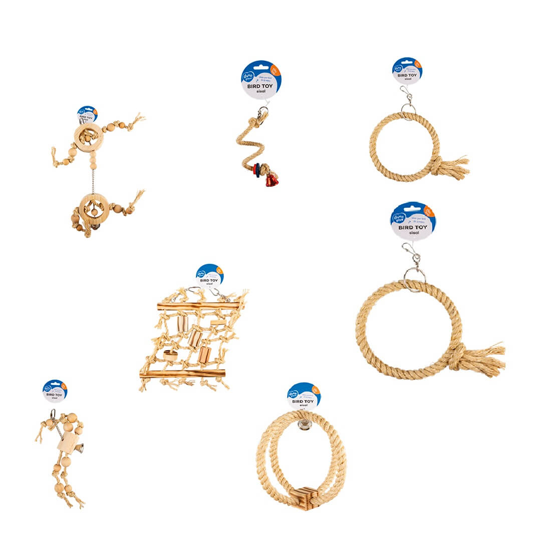 Duvo Vogelspielzeug aus Sisal