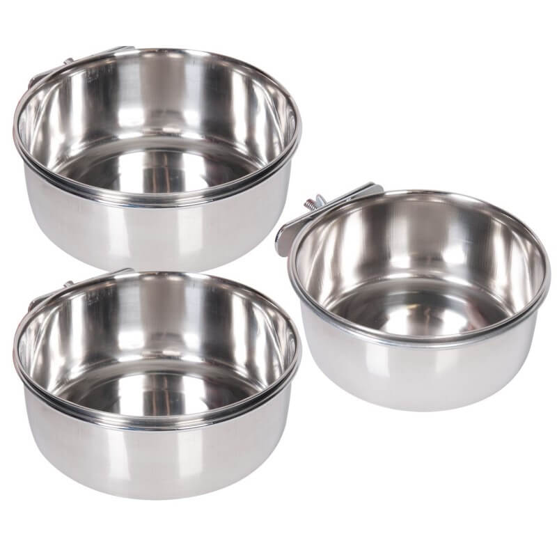 Edelstahlnapf mit Schraubverschluss