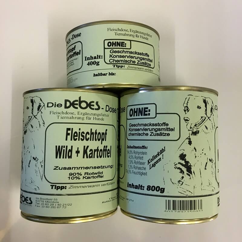 die Debes Dose Fleischtopf Wild und Kartoffel
