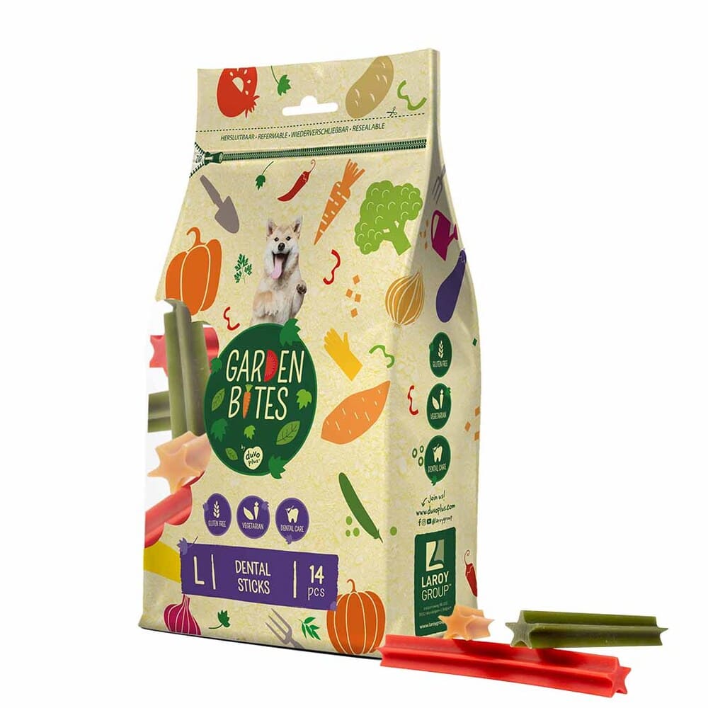 Garden Bites Dental Sticks - vegane Snackvielfalt für Hunde