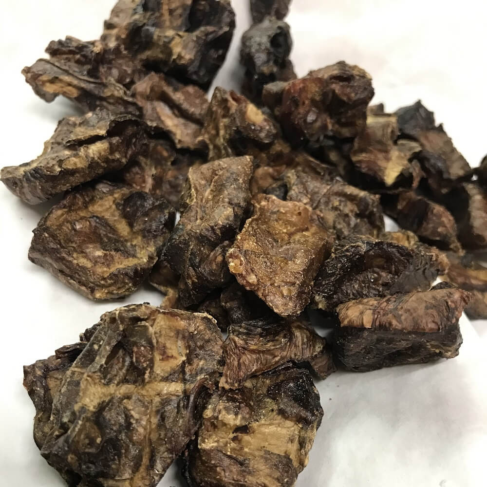 Rinderlungen Würfel fürs Training