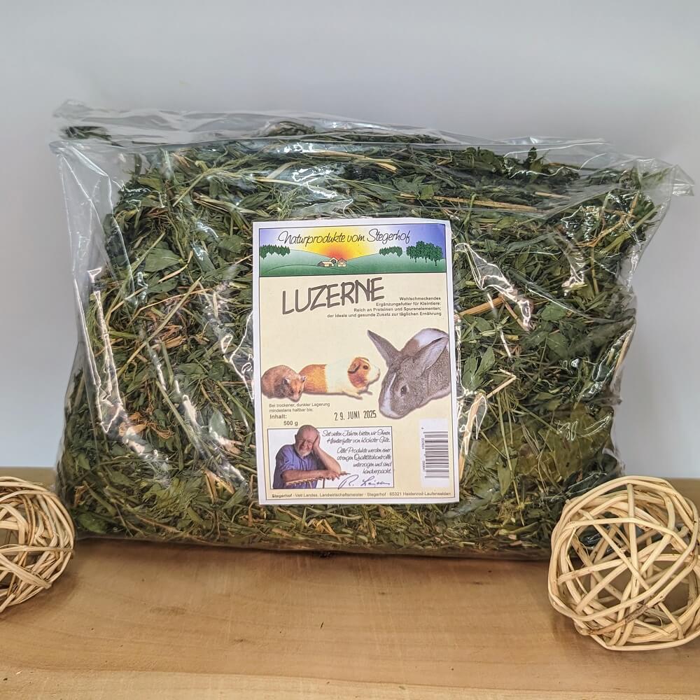 Luzernekraut - getrocknete Luzerne