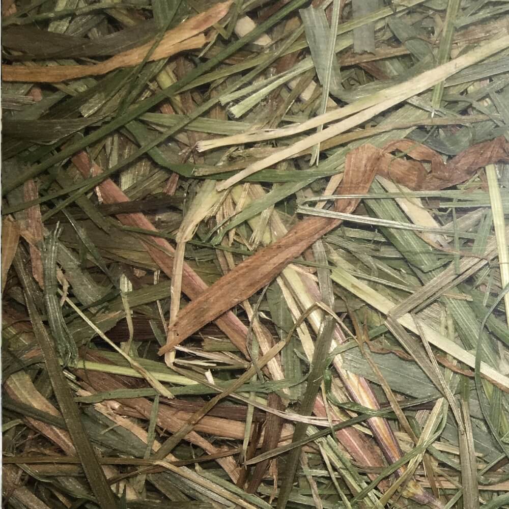 lose verpacktes Bergwiesen- Heu