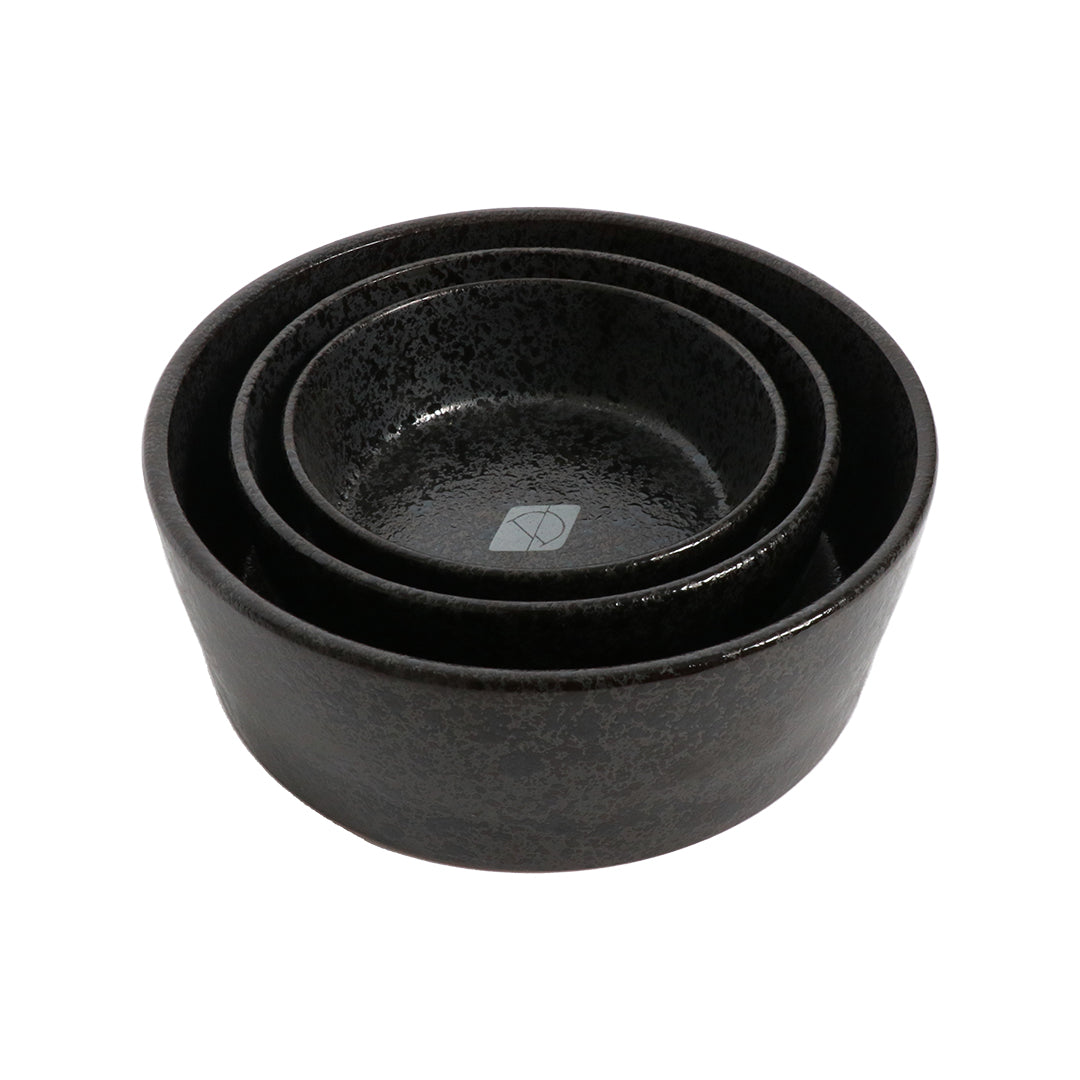 Keramik Hundenapf Jasper black dots