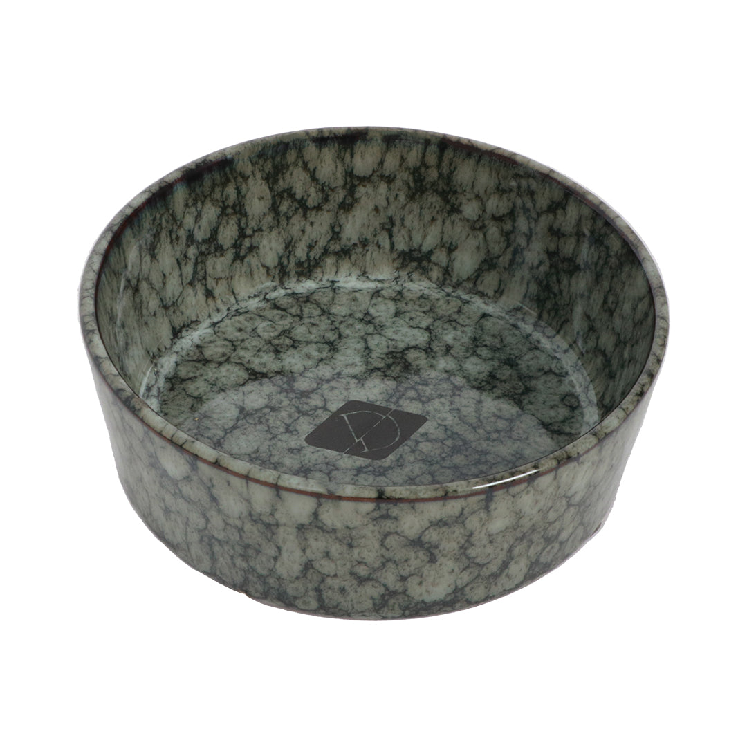 Keramik Hundenapf Jasper green marble