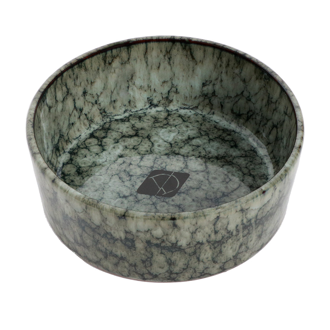 Keramik Hundenapf Jasper green marble