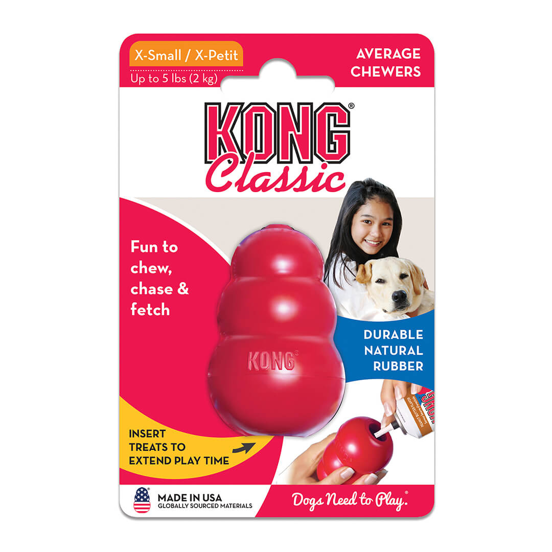 KONG Classic Hundespielzeug rot