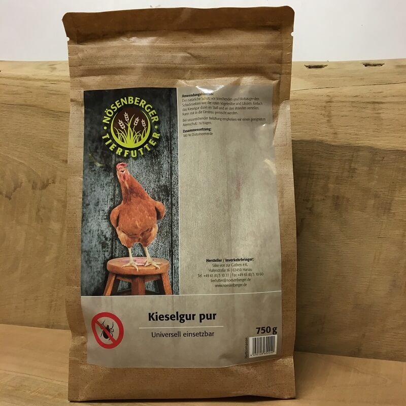 Kieselgur gegen Vogelmilben