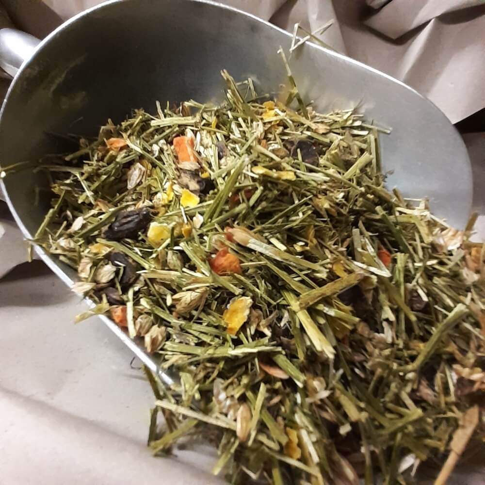 Struktur Kräutermüsli für Kaninchen und Nager