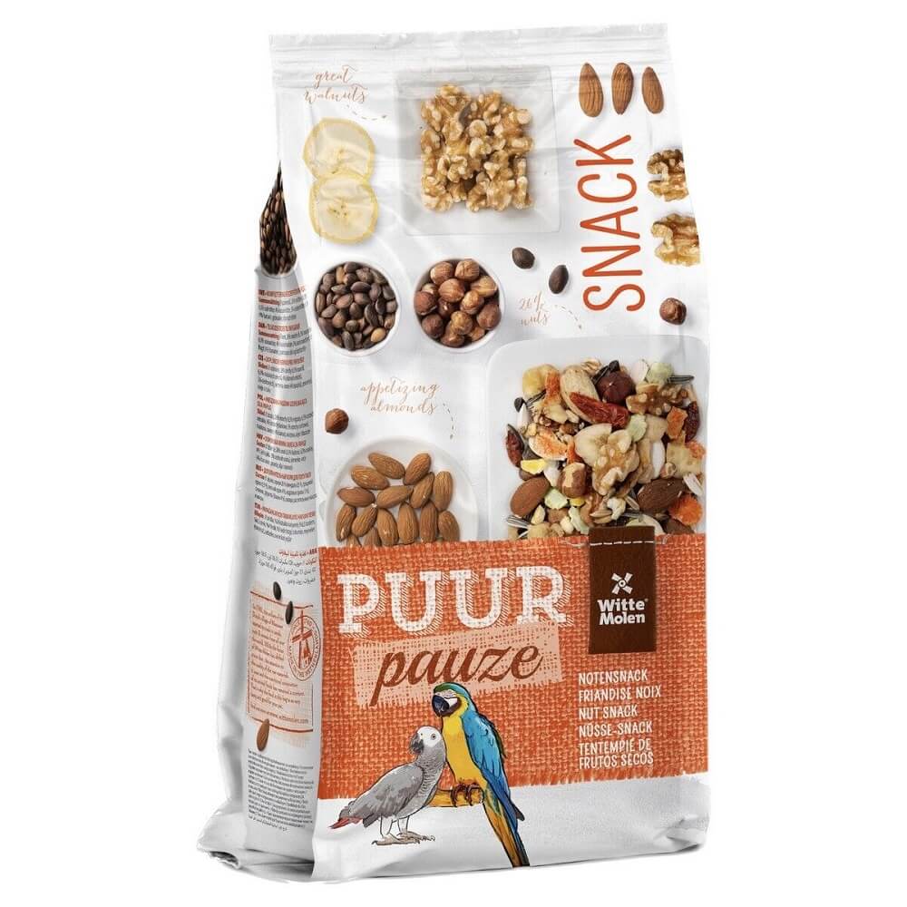 Puur Pauze Papageien Snack Müsli 750 g