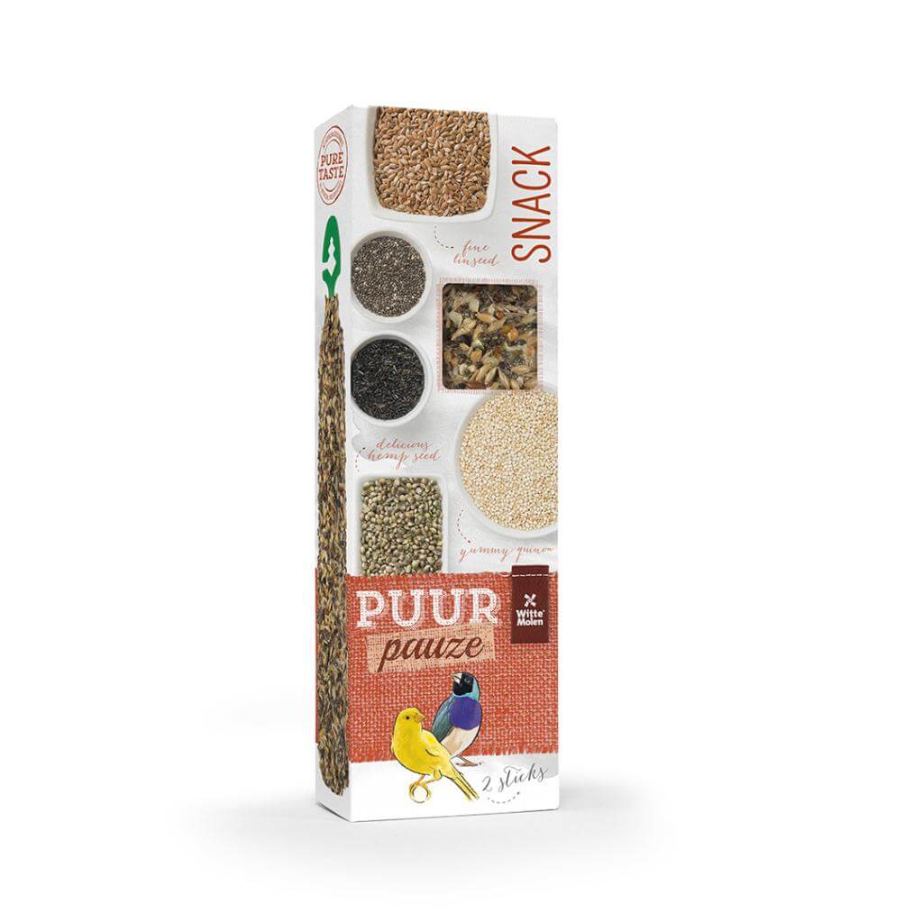 Puur Pauze Sticks für alle Vogelarten