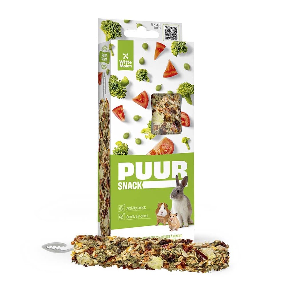 Puur Nagersnack Sticks mit Erbse und Tomate