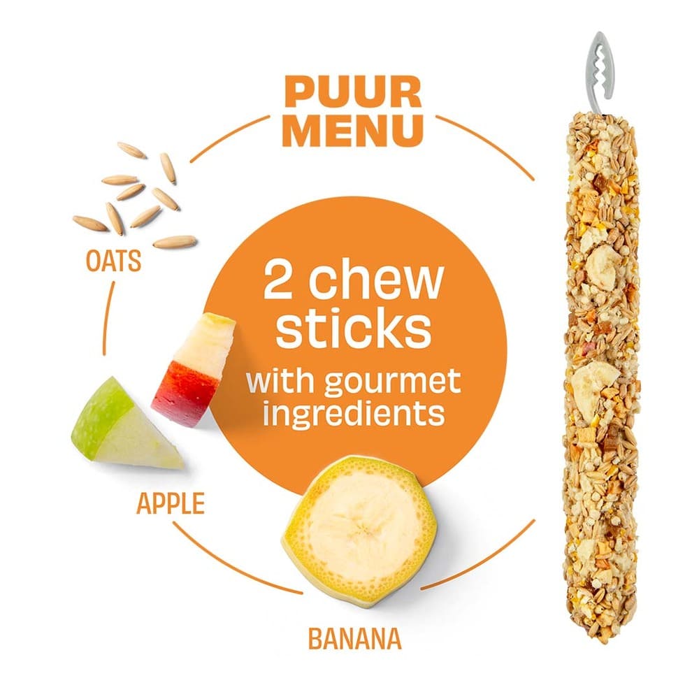 Puur XXL Nagersticks mit Erdnüssen und Kokos