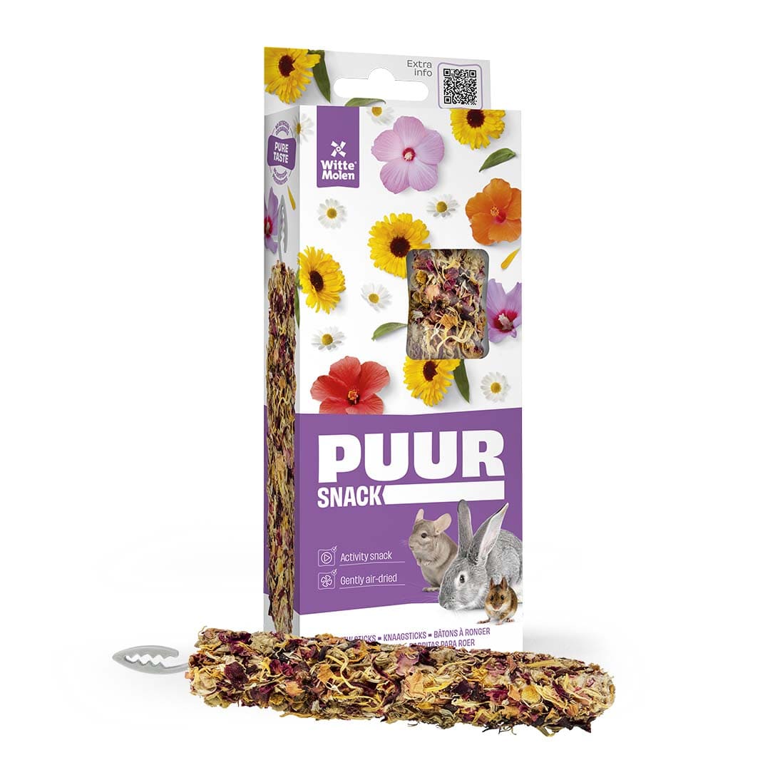 Puur Nagersnacks mit Hibiskus Ringelbume und Kamille