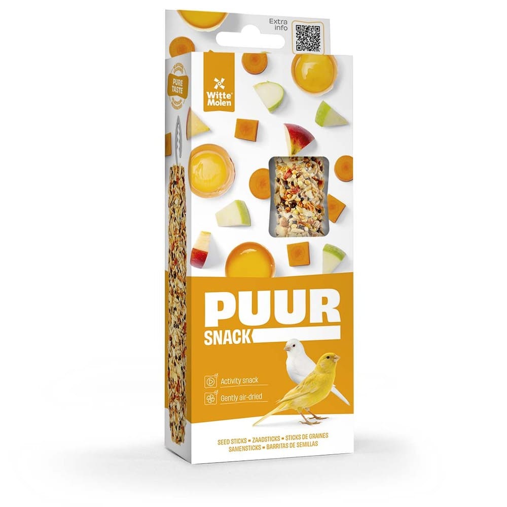 Puur Kanariensticks mit Apfel und Karotte