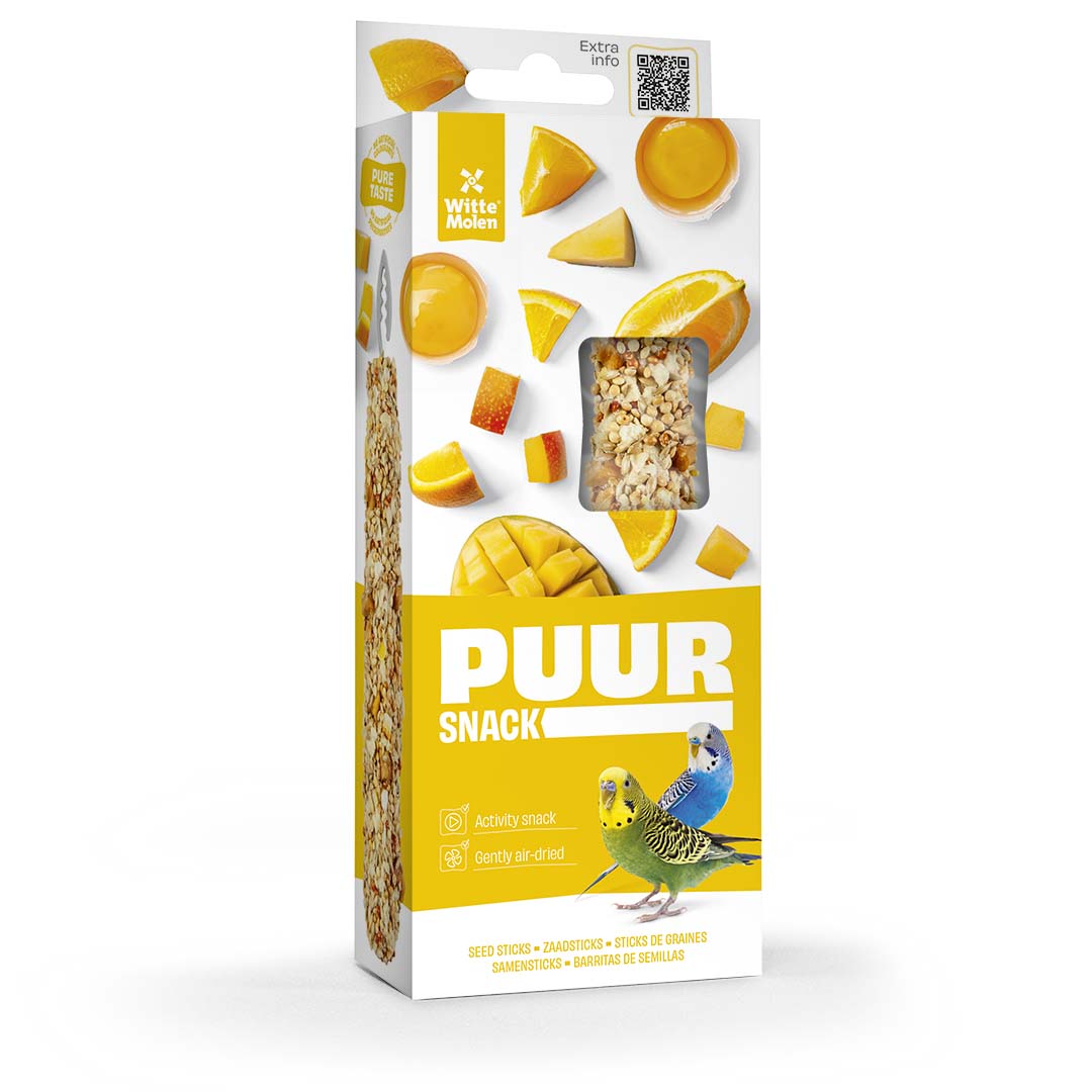 Puur Sticks für Wellensittiche Orange Mango