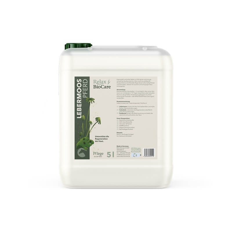 Lebermoos im Nachfüll- Kanister