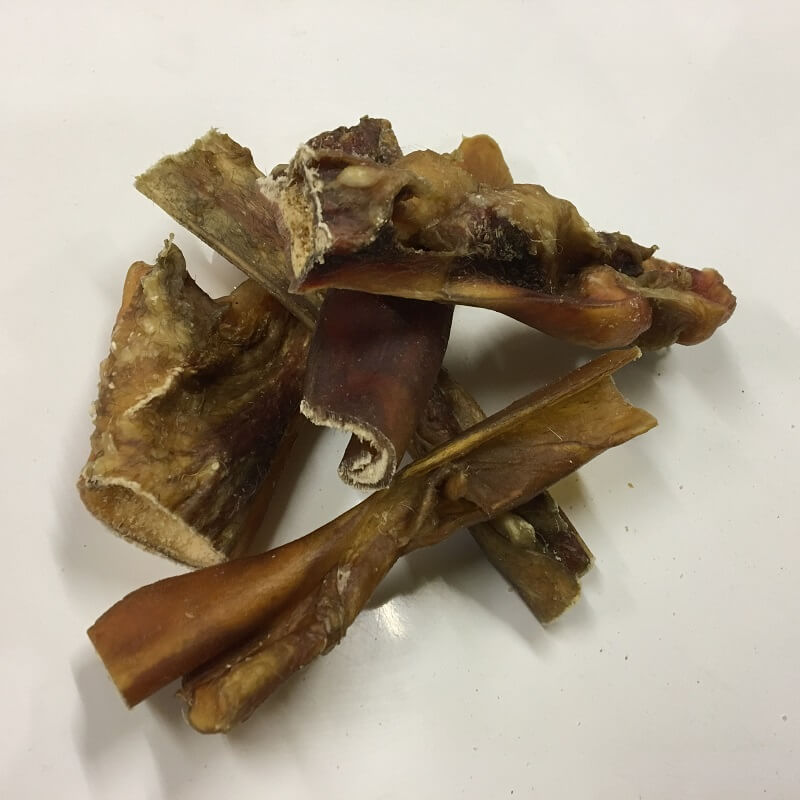 getrocknete Rinderhaut für Hunde