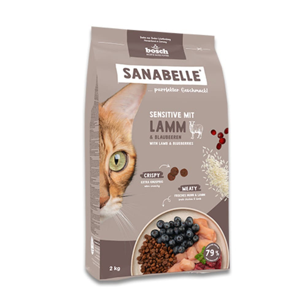 Sanabelle Sensitive mit Lamm & Blaubeeren
