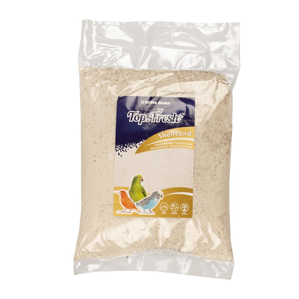 Topfresh Vogelsand weiß